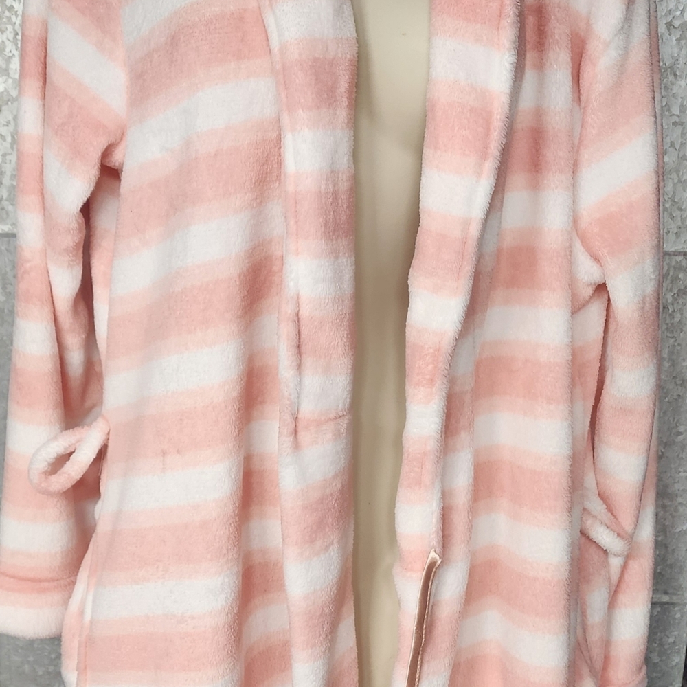 Marilyn Monroe Pink Striped Robe Womens XL - Picture 2 of 4